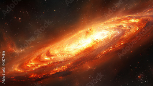 
A holographic solar flare bursts in cosmic fireworks symbolizing energy transformation interstellar wonder and the fusion of futuristic technology with celestial power and universal mystery

