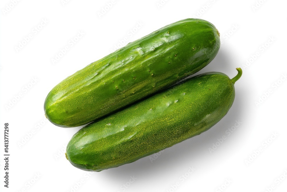 Fresh Green Cucumbers: A Vibrant Still Life Fresh Green Cucumbers: A Vibrant Still Life