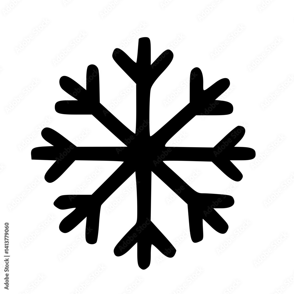 Simple Snowflake Icon Simple Snowflake Icon