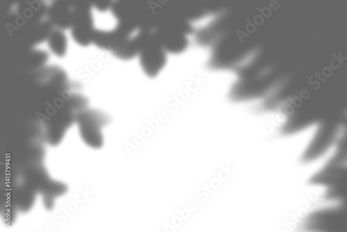 Wallpaper Mural Realistic Leaf Shadow Overlay Torontodigital.ca