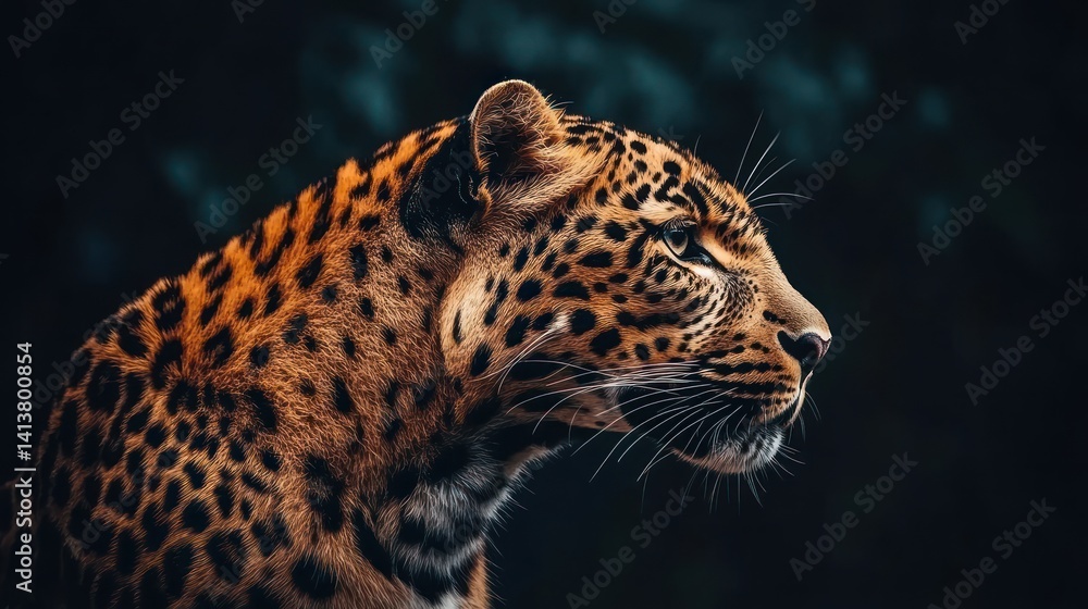 Fototapeta premium Leopard Portrait