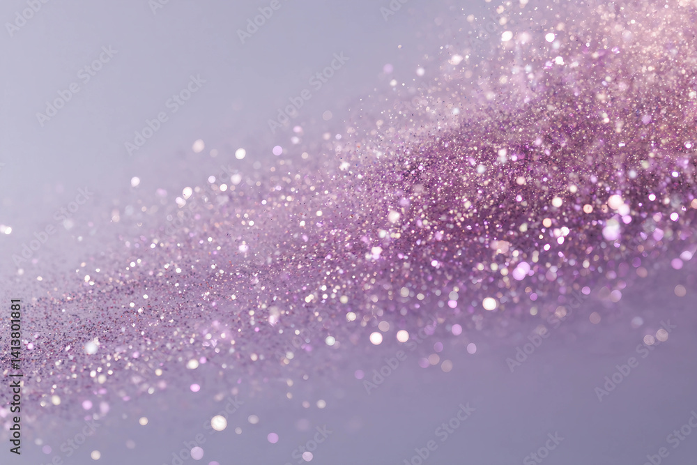Obraz premium A purple background with a lot of glitter