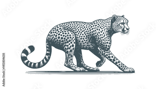 Cheetah vector