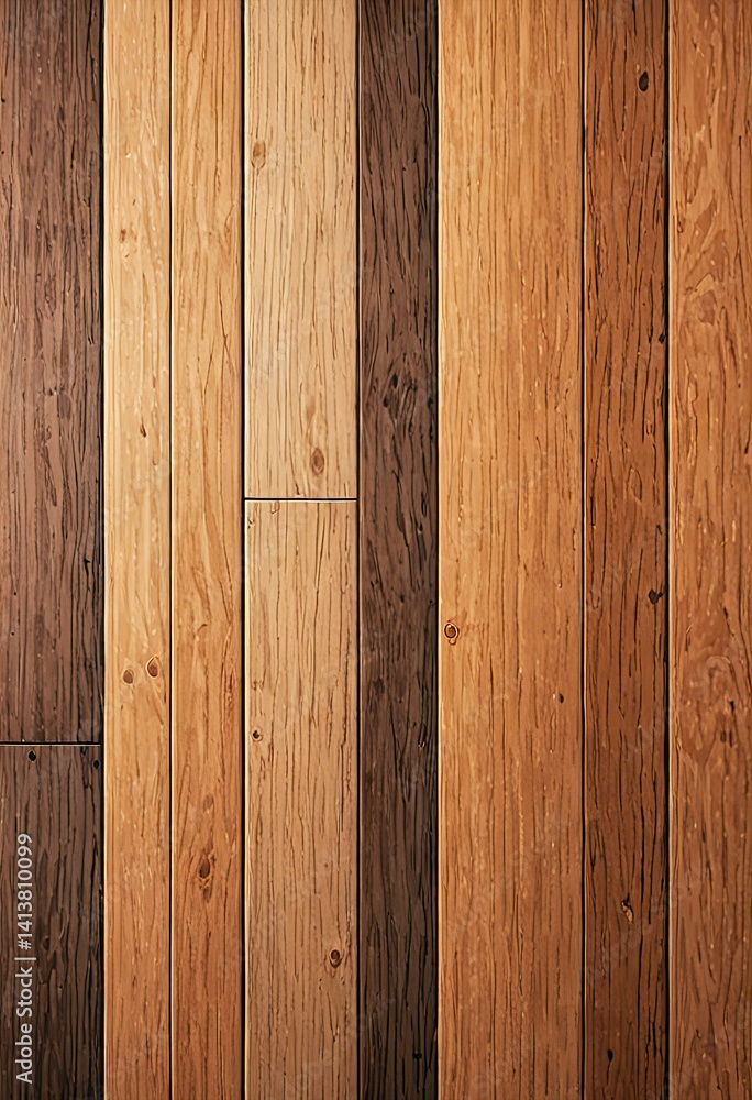 Obraz premium Stunning A layered wooden panel design with a gradient effect, showcasing high-quality details.