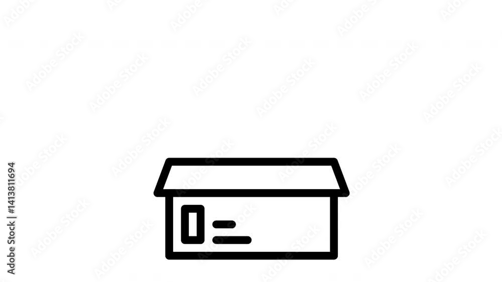 packing animated icon packing animated icon