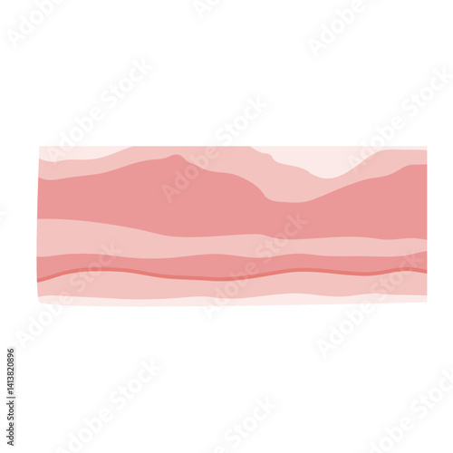 ベーコンスライスのイラスト