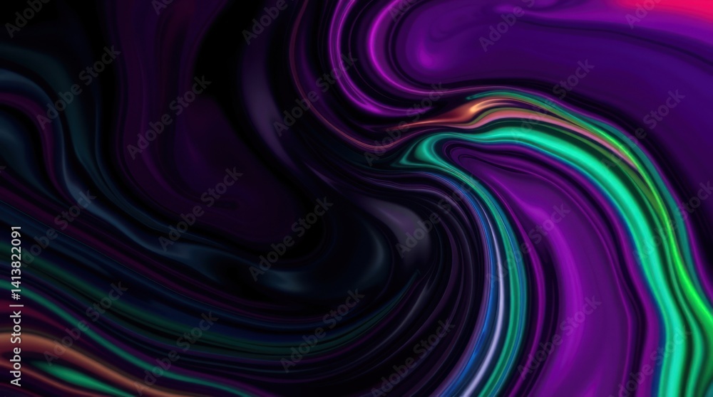 Abstract swirling liquid paint design Abstract swirling liquid paint design