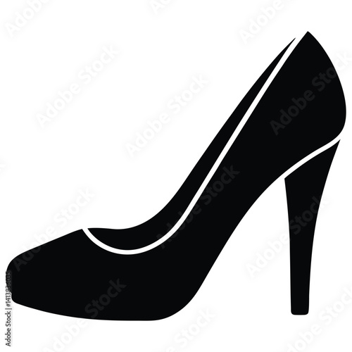 Stylish high heeled shoe with a sleek and modern design for fashion lovers