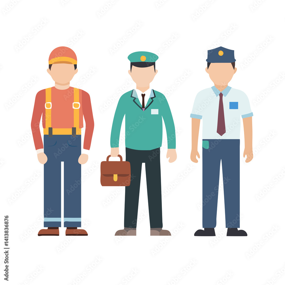Transport Worker Team Icon Transport Worker Team Icon