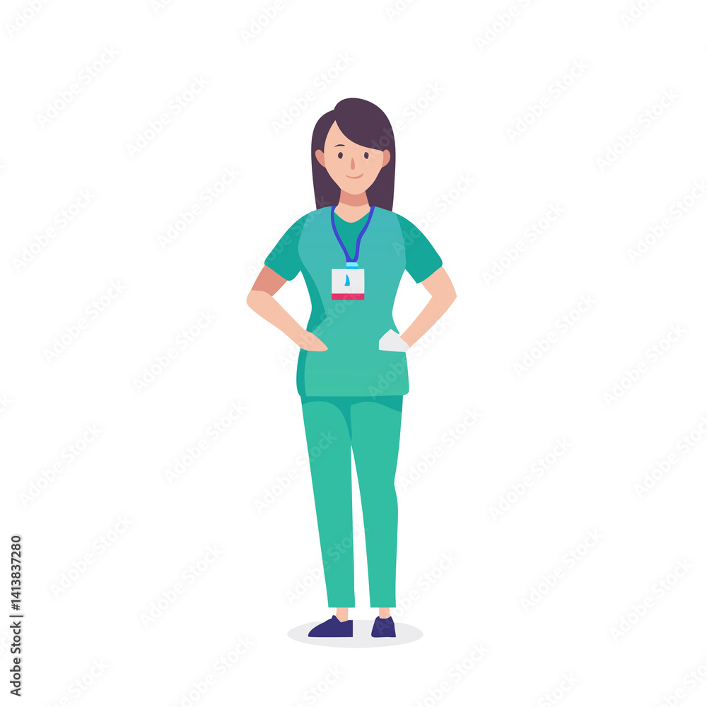 Nurse Character Illustration Nurse Character Illustration