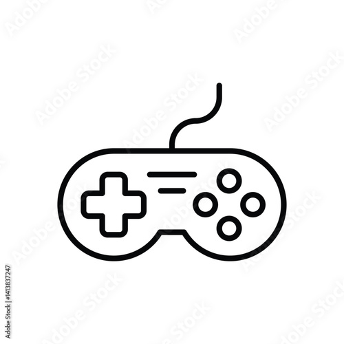 Video Game icon vector stock illustration
