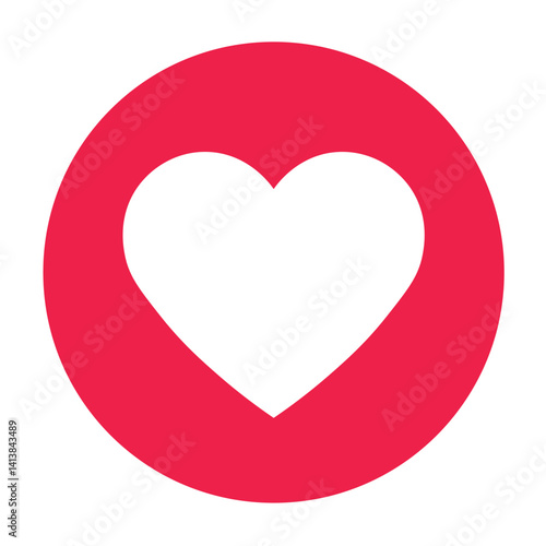 heart vector modern icons. Design elements for social network, marketing, sms, app, interface and ad. Facebook, instagram, twitter