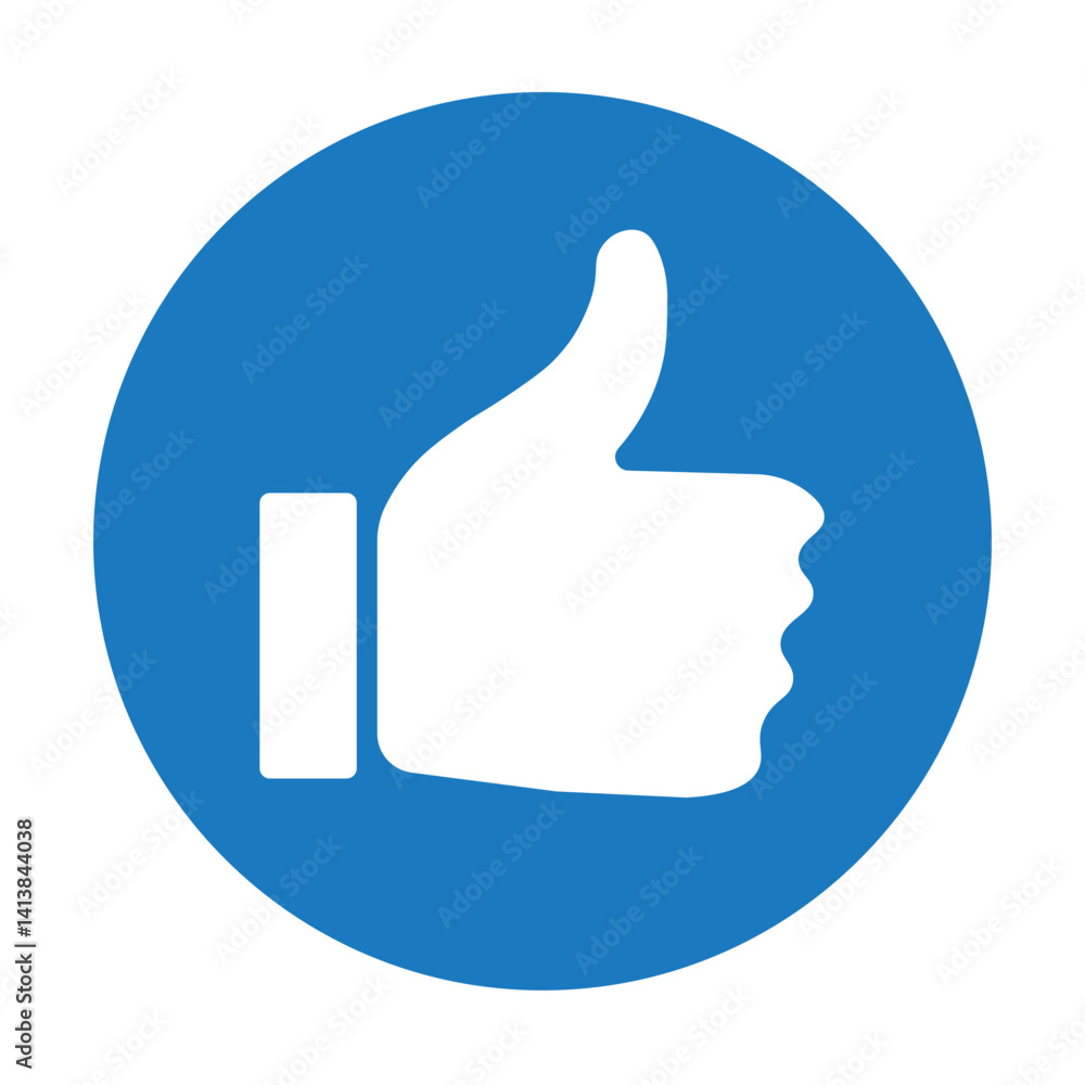 Social media notification vector icon. like icon Social media notification vector icon. like icon