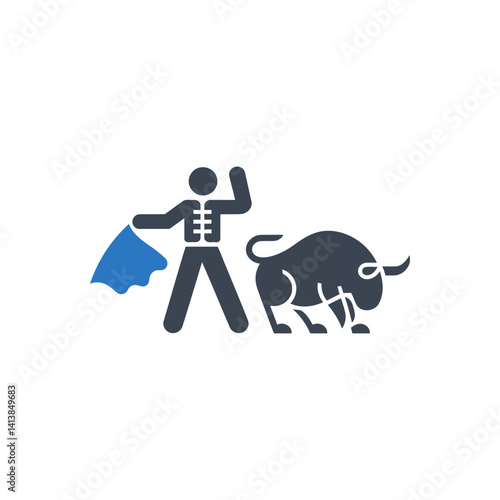 Bullfighting Icon
