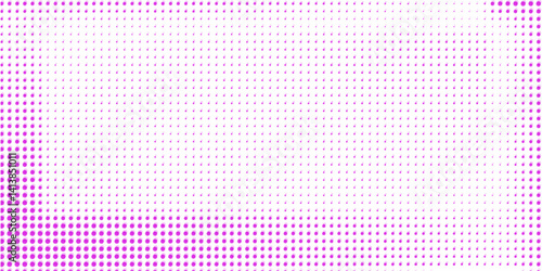 Vector Color Halftone Dots Pattern Retro Pop Art Comic Print Close Up Wallpaper Overlay Texture on Transparent Background