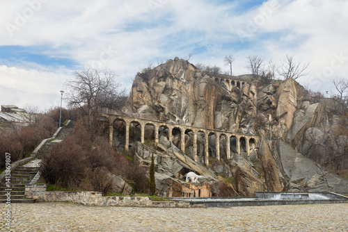 bunardzhik hill aqueduct in plovdiv bulgaria