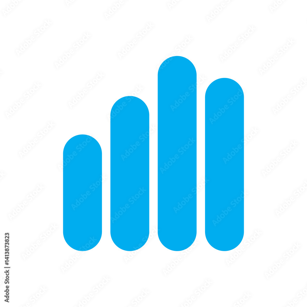 business graph sign business graph sign
