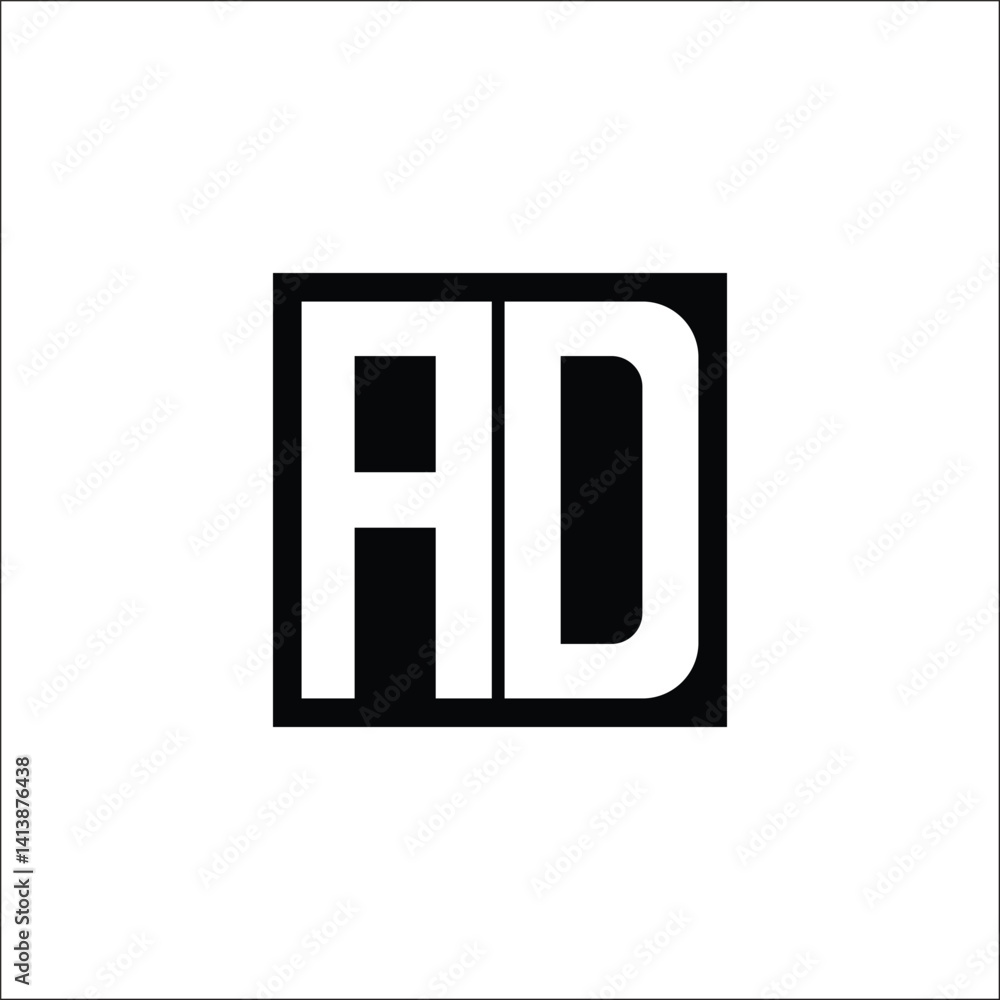 Modern Letter Combination Logo - Minimalistic Design Modern Letter Combination Logo - Minimalistic Design