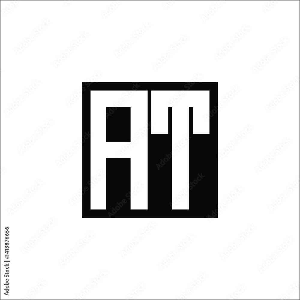 Modern Letter Combination Logo - Minimalistic Design Modern Letter Combination Logo - Minimalistic Design