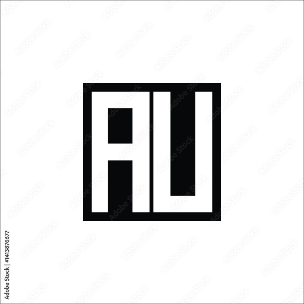 Modern Letter Combination Logo - Minimalistic Design Modern Letter Combination Logo - Minimalistic Design