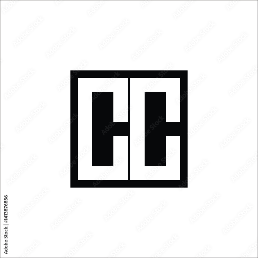 Modern Letter Combination Logo - Minimalistic Design Modern Letter Combination Logo - Minimalistic Design