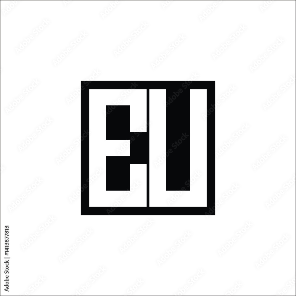 Modern Letter Combination Logo - Minimalistic Design Modern Letter Combination Logo - Minimalistic Design