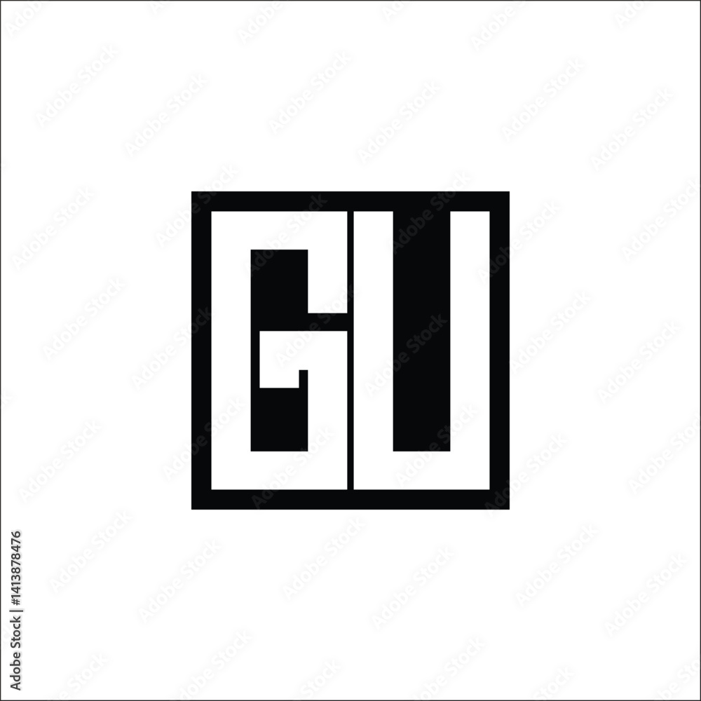 Modern Letter Combination Logo - Minimalistic Design Modern Letter Combination Logo - Minimalistic Design