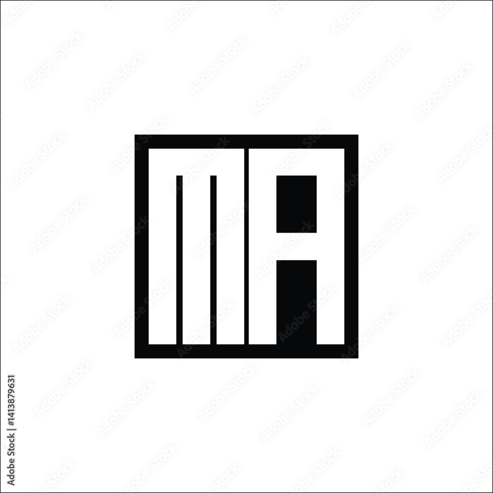 Modern Letter Combination Logo - Minimalistic Design Modern Letter Combination Logo - Minimalistic Design