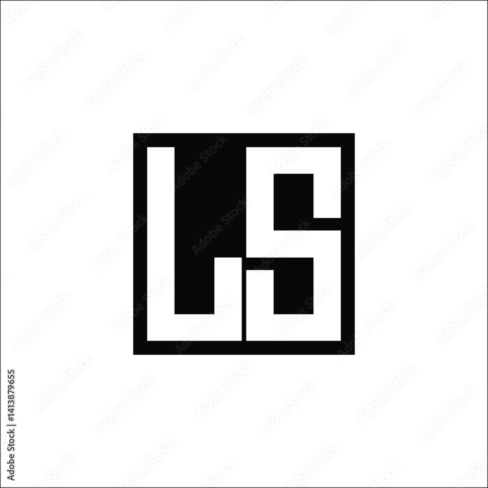 Modern Letter Combination Logo - Minimalistic Design Modern Letter Combination Logo - Minimalistic Design