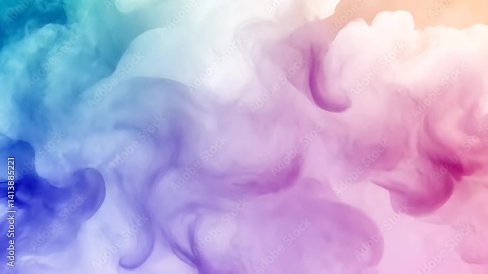 Abstract Colorful Smoke Swirls Abstract Colorful Smoke Swirls