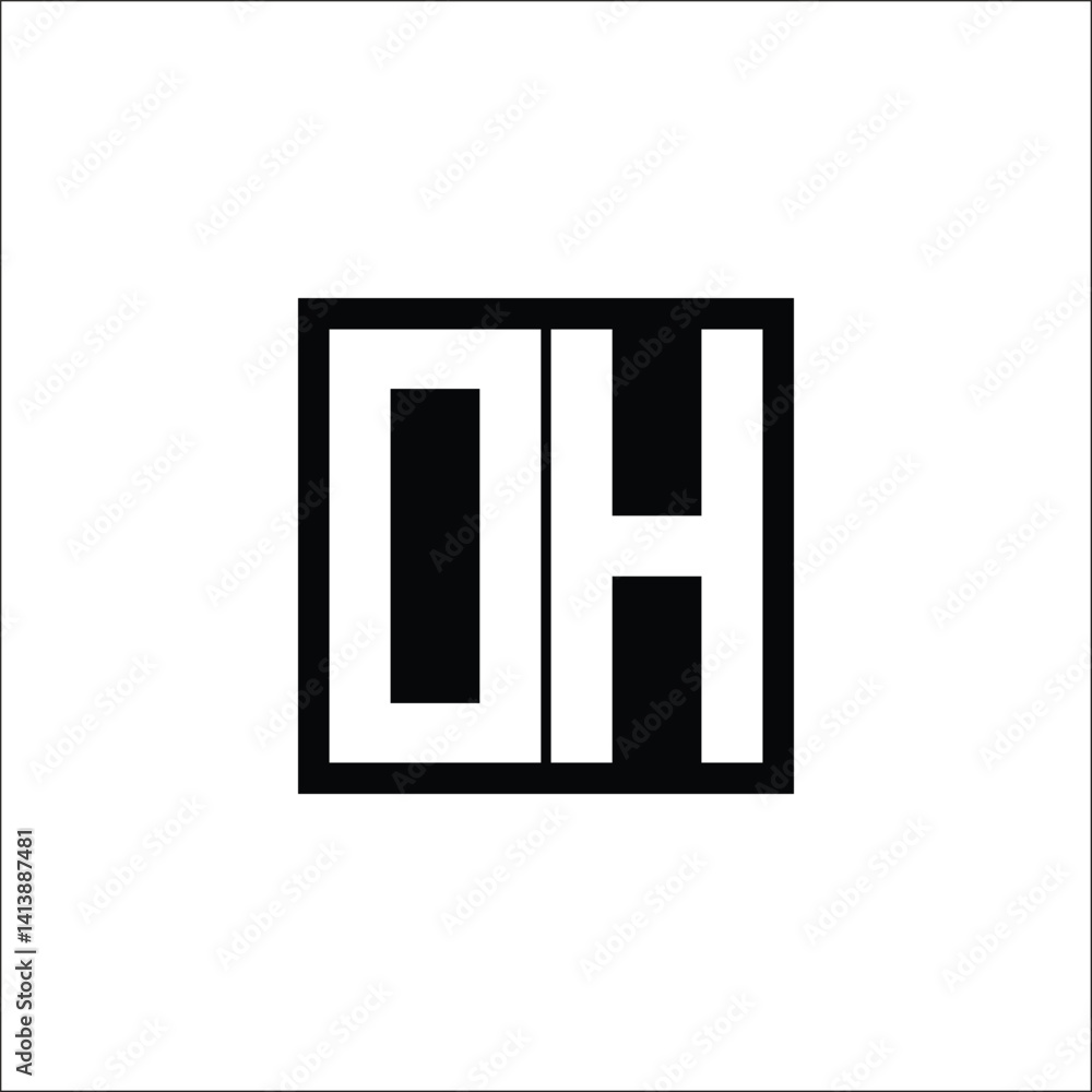 Modern Letter Combination Logo - Minimalistic Design Modern Letter Combination Logo - Minimalistic Design