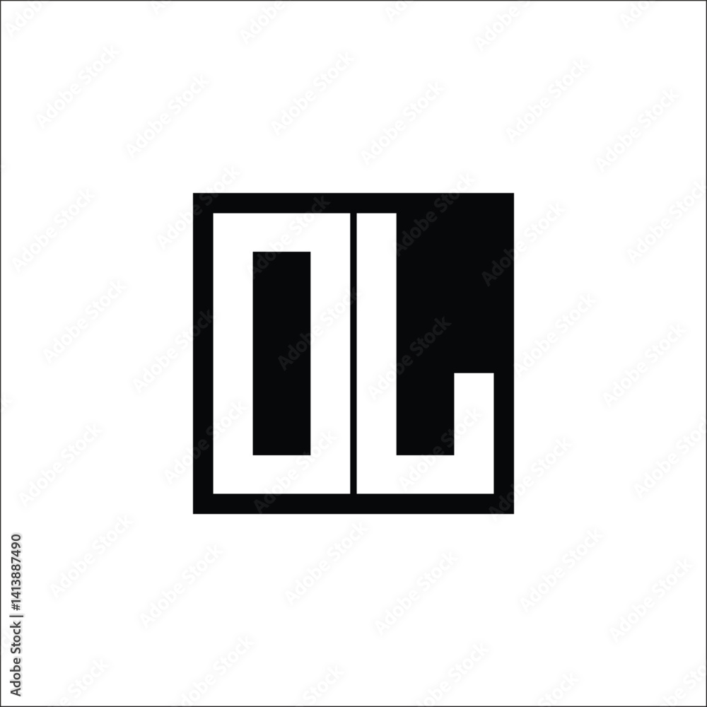 Modern Letter Combination Logo - Minimalistic Design Modern Letter Combination Logo - Minimalistic Design