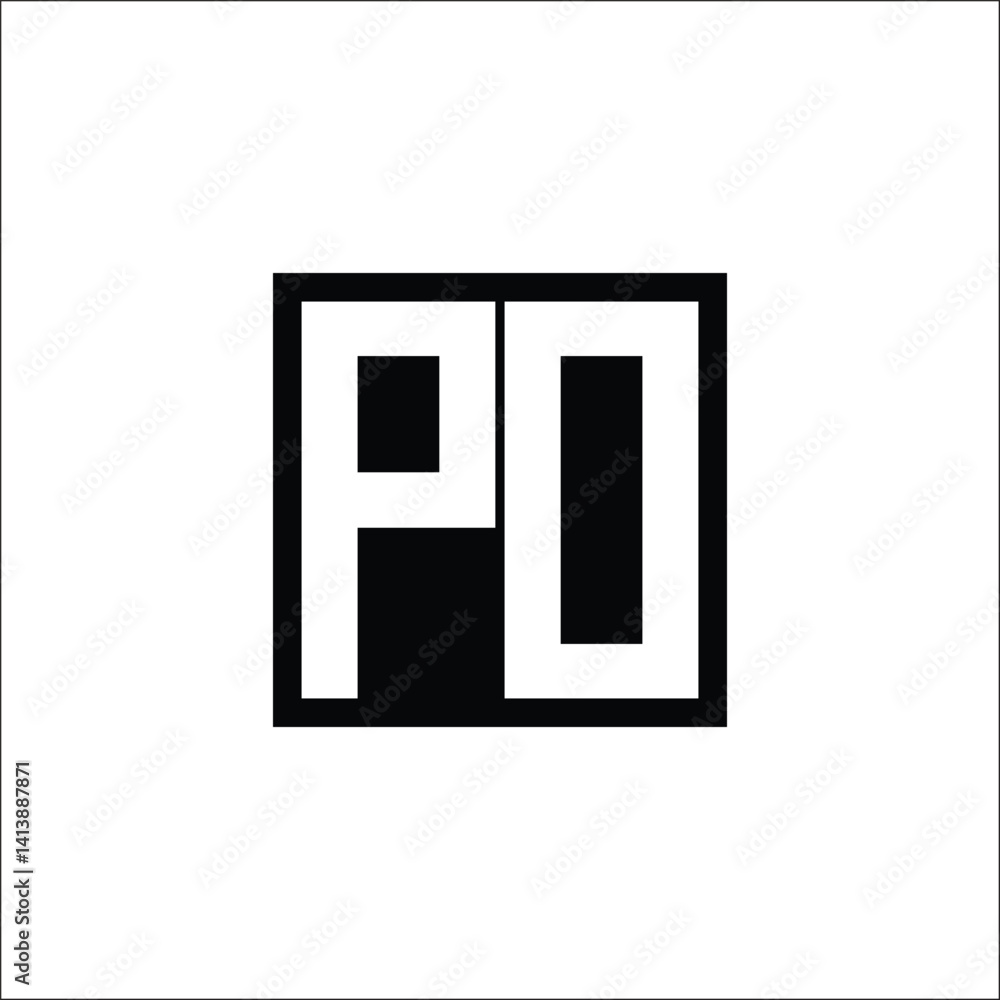 Modern Letter Combination Logo - Minimalistic Design Modern Letter Combination Logo - Minimalistic Design