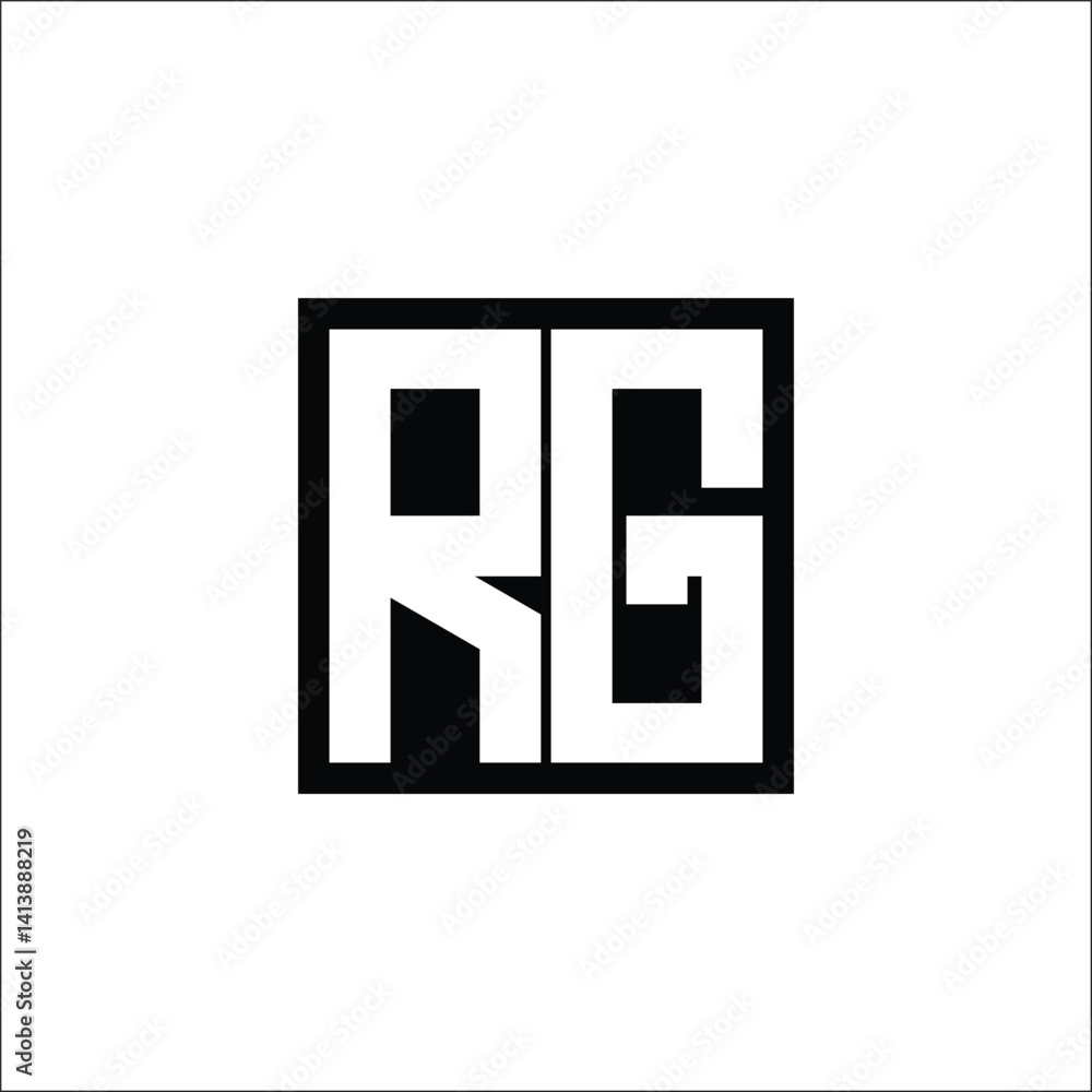 Modern Letter Combination Logo - Minimalistic Design Modern Letter Combination Logo - Minimalistic Design