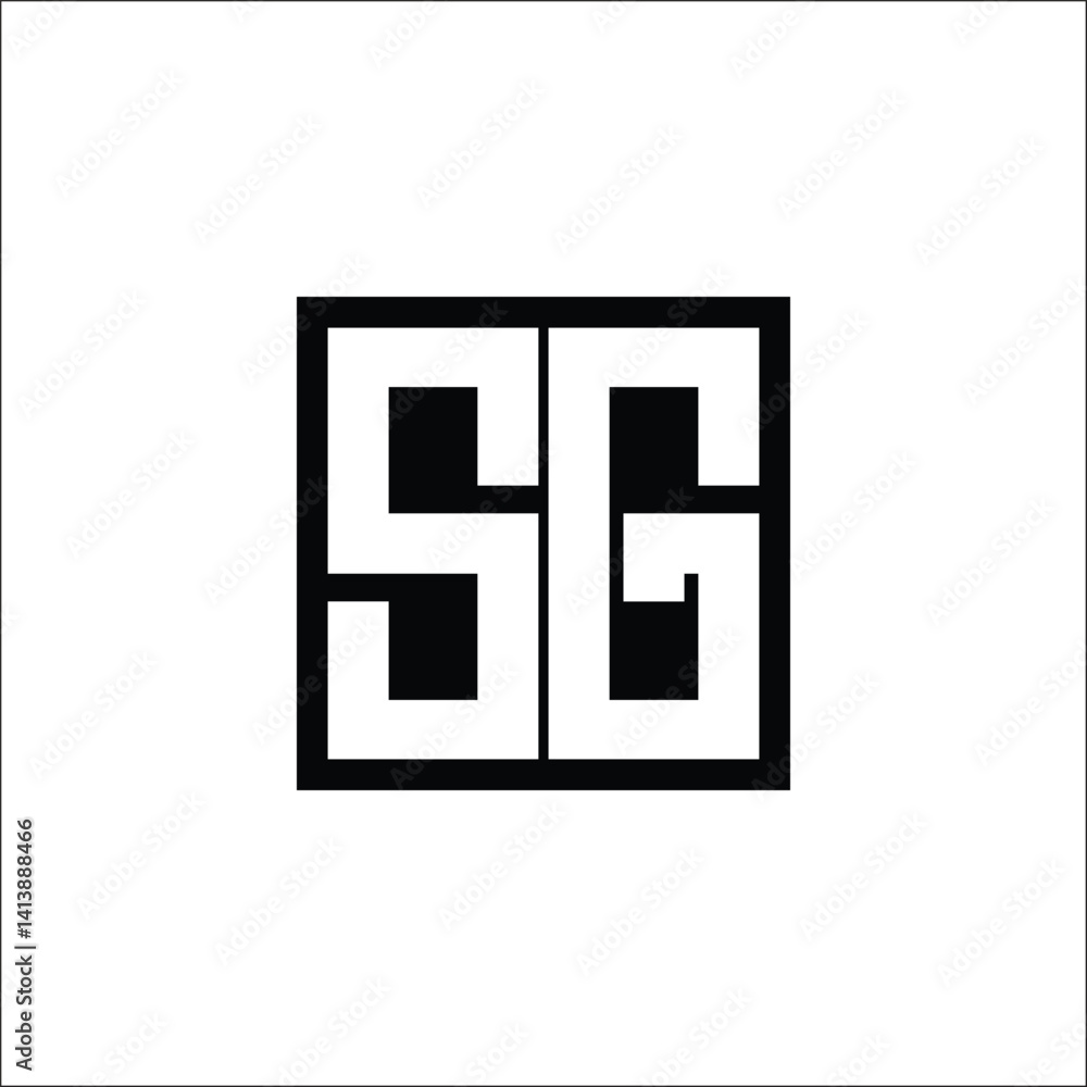 Modern Letter Combination Logo - Minimalistic Design Modern Letter Combination Logo - Minimalistic Design