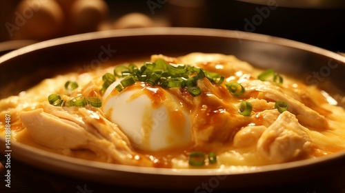 Wallpaper Mural Close-Up of Soft Egg and Chicken Texture Torontodigital.ca