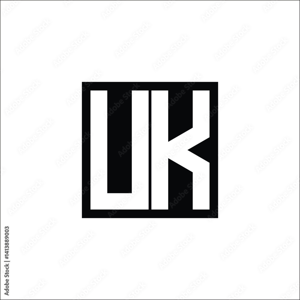 Modern Letter Combination Logo - Minimalistic Design Modern Letter Combination Logo - Minimalistic Design