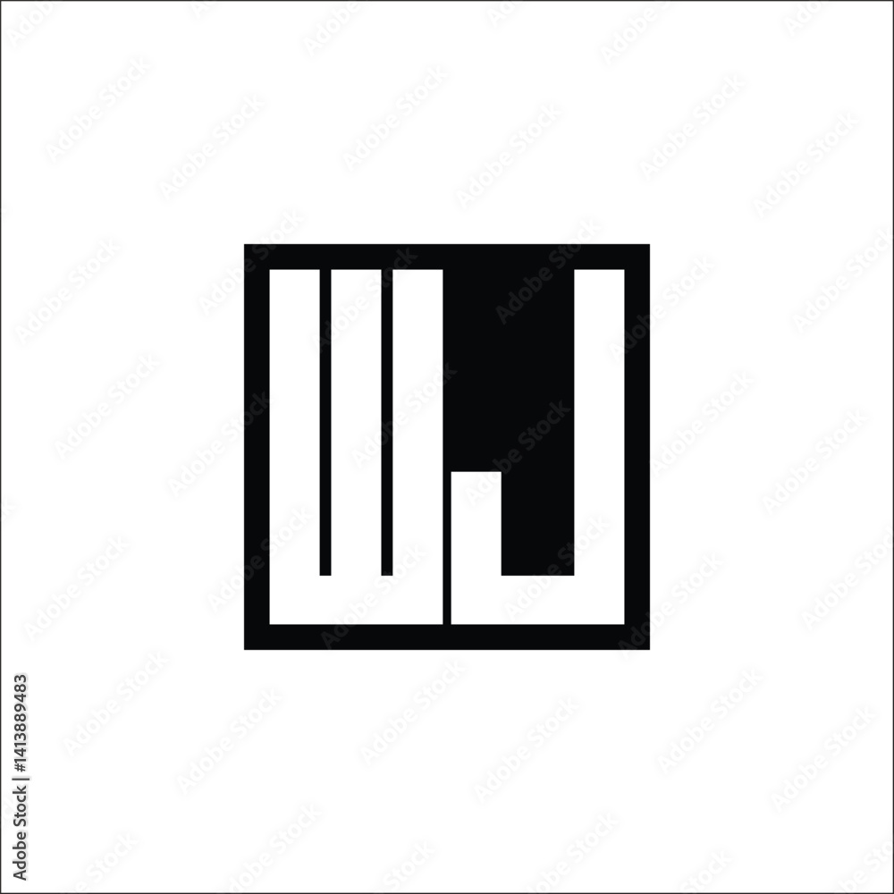 Modern Letter Combination Logo - Minimalistic Design Modern Letter Combination Logo - Minimalistic Design