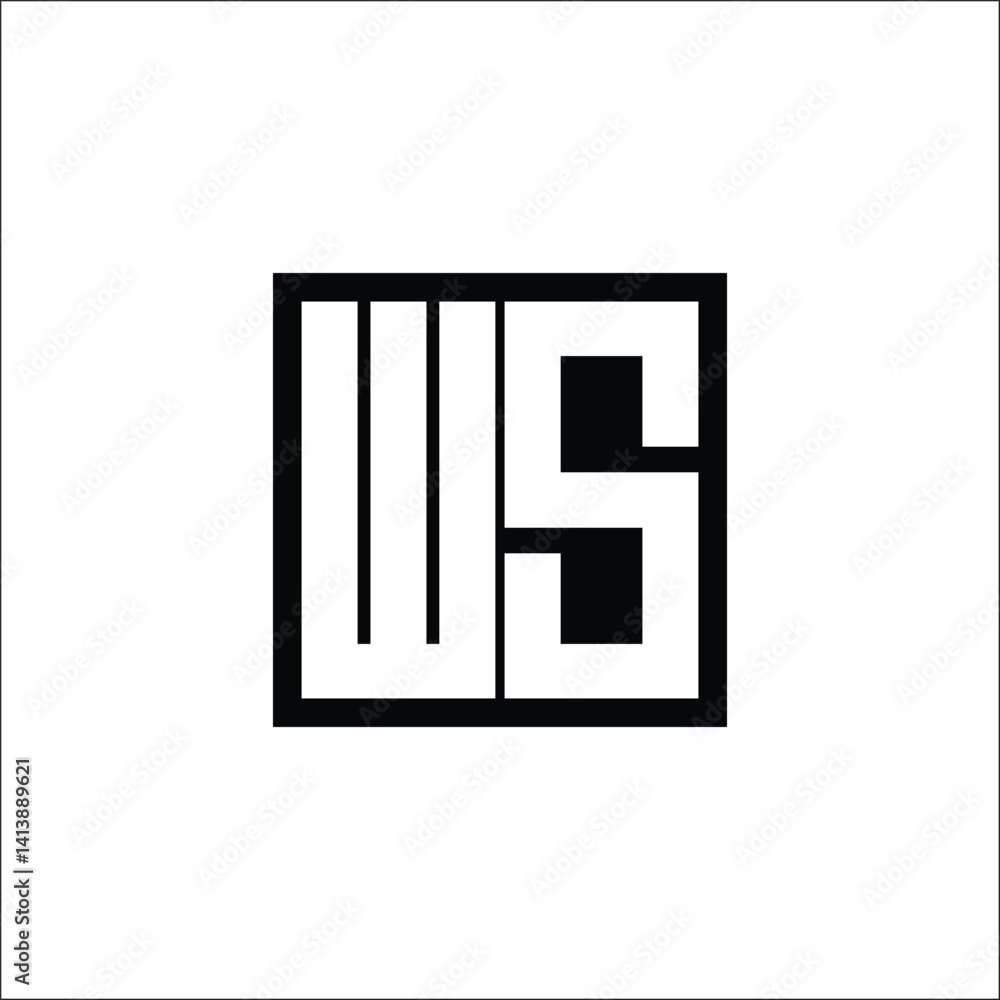 Modern Letter Combination Logo - Minimalistic Design Modern Letter Combination Logo - Minimalistic Design