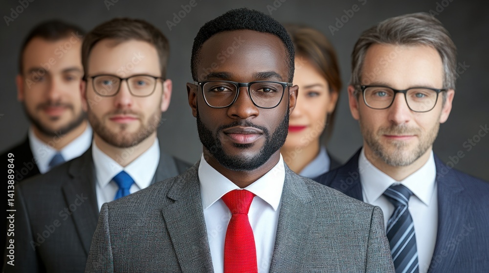 Diverse business team in formal attire Diverse business team in formal attire
