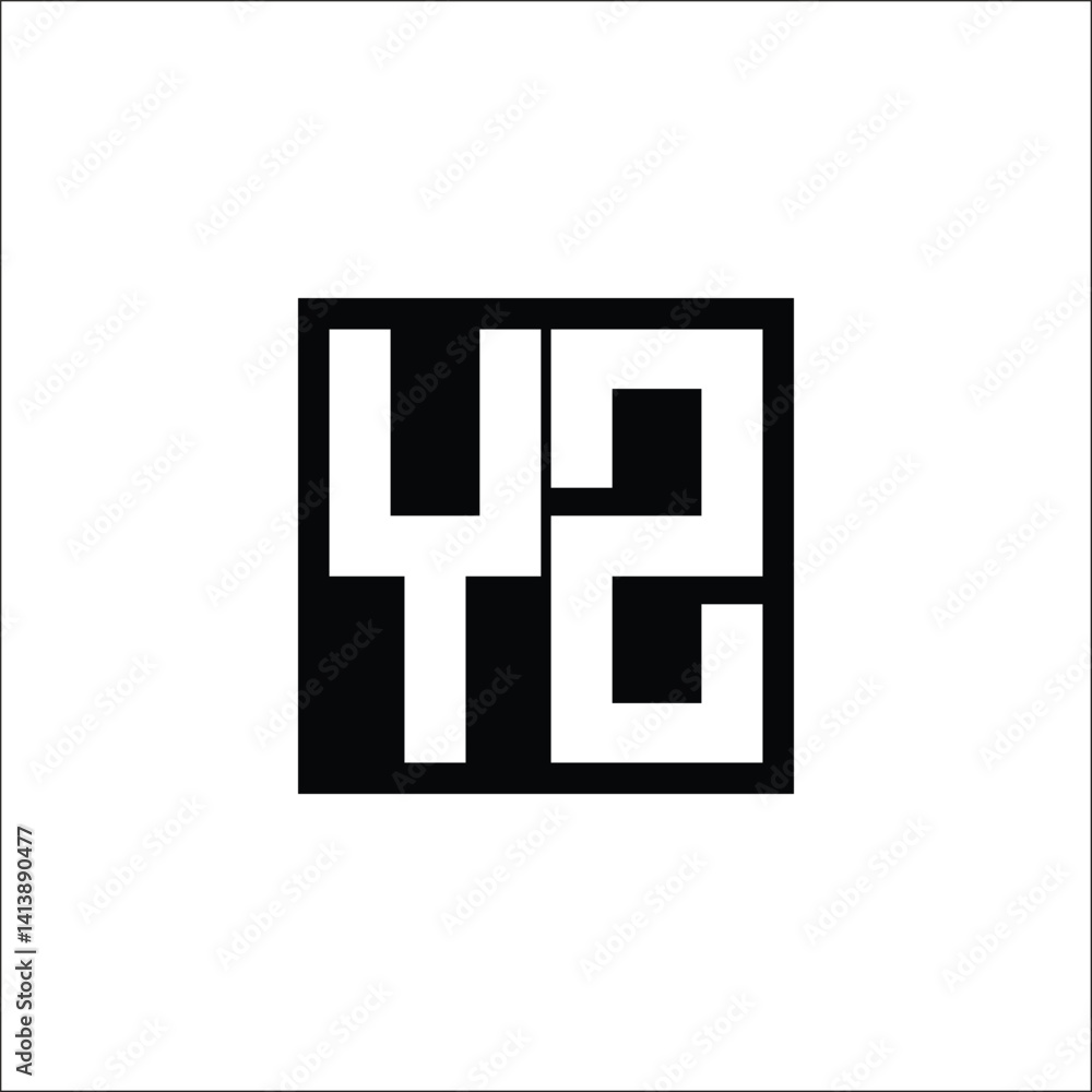 Modern Letter Combination Logo - Minimalistic Design Modern Letter Combination Logo - Minimalistic Design