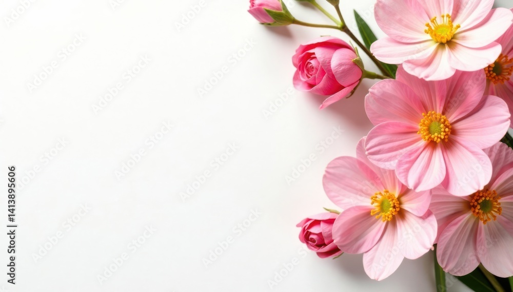 custom made wallpaper toronto digitaldelicate flower arrangement on white background, floral, white