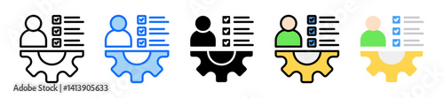 Skill Icon Set Multiple Style Collection