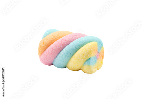 Marshmallows Isolated on Transparent Background