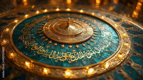 Wallpaper Mural Intricate Calligraphy in Grand Mosque Interior Torontodigital.ca