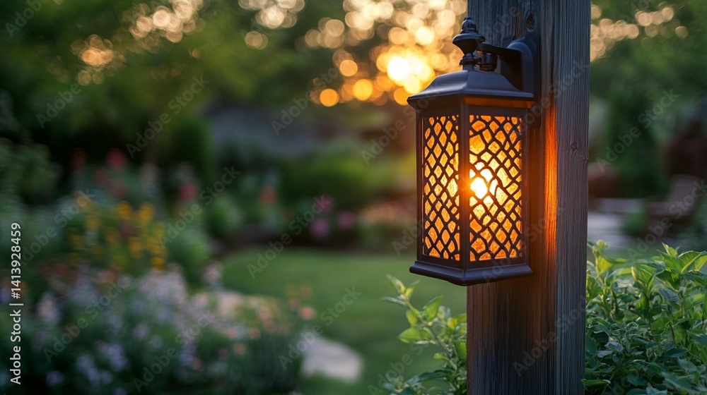 Sunset Garden Lantern Light
