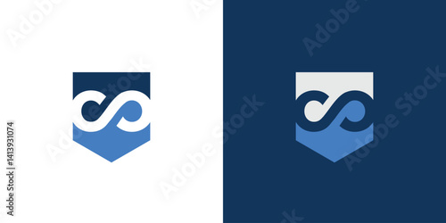 The infinity guard logo design is simple and powerful