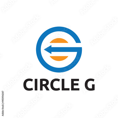 Free Download Circle G Letter Arrow Direction Company Business Logo Template - GFXLoad
