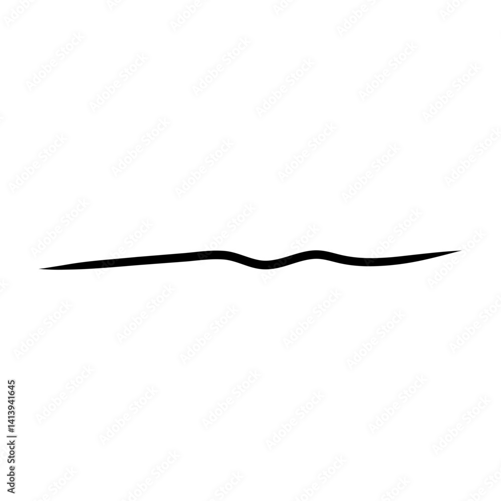 Hand drawn underline stroke Hand drawn underline stroke