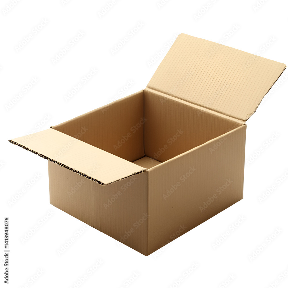 Open Cardboard Box Empty Package Shipping Delivery, Open Cardboard Box Empty Package Shipping Delivery,